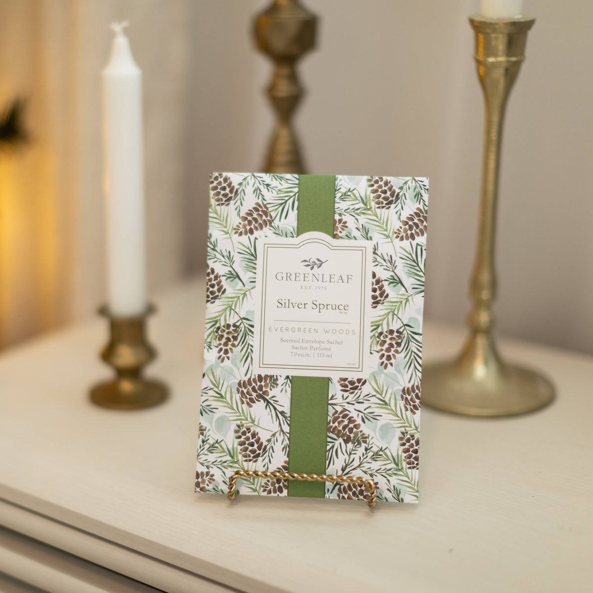 Greenleaf Gifts - Silver Spruce Large Sachet 18 Pack | Holiday
