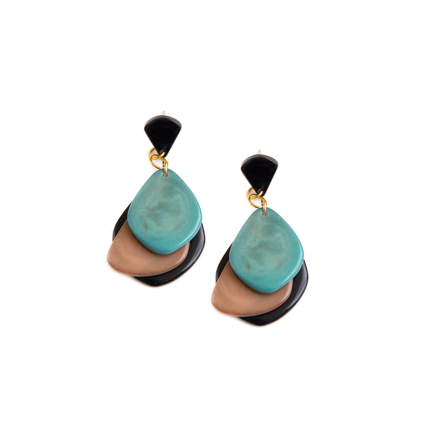 Organic Tagua Jewelry - Lauren Earrings