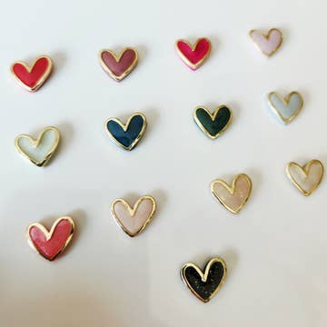 Twig & Rue boutique - Paperclip chain necklace with heart charm