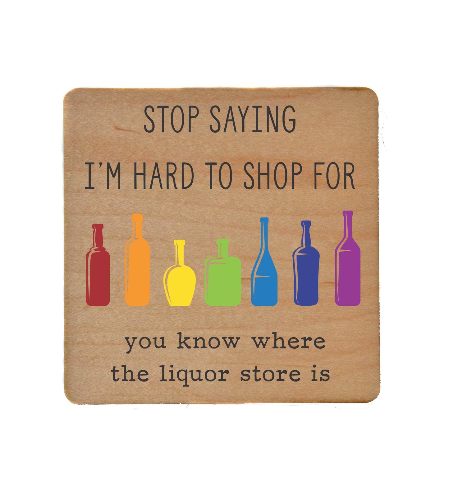 Driftless Studios - Hard To Shop For Liquor Store Bar Coaster Gift - Coasters