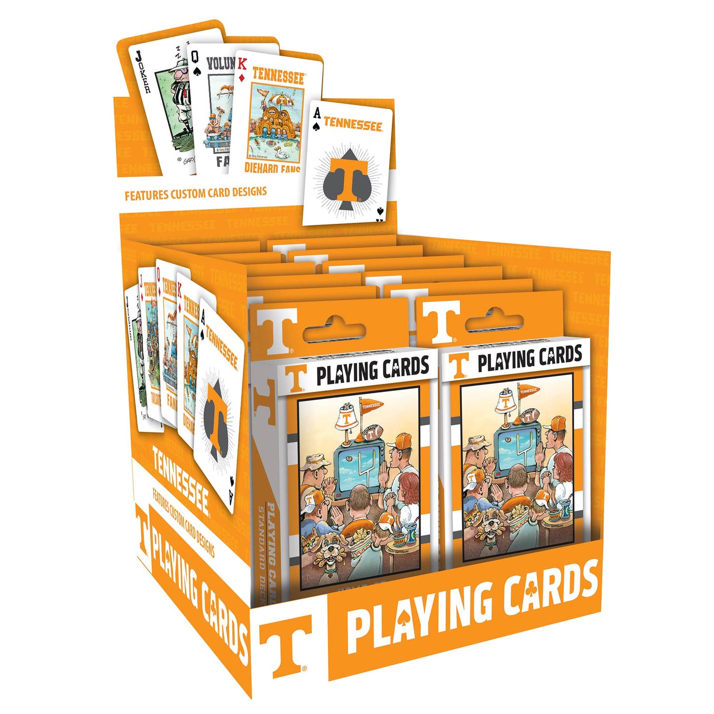 Masterpieces Puzzles - Tennessee Volunteers Fan Deck Playing Cards