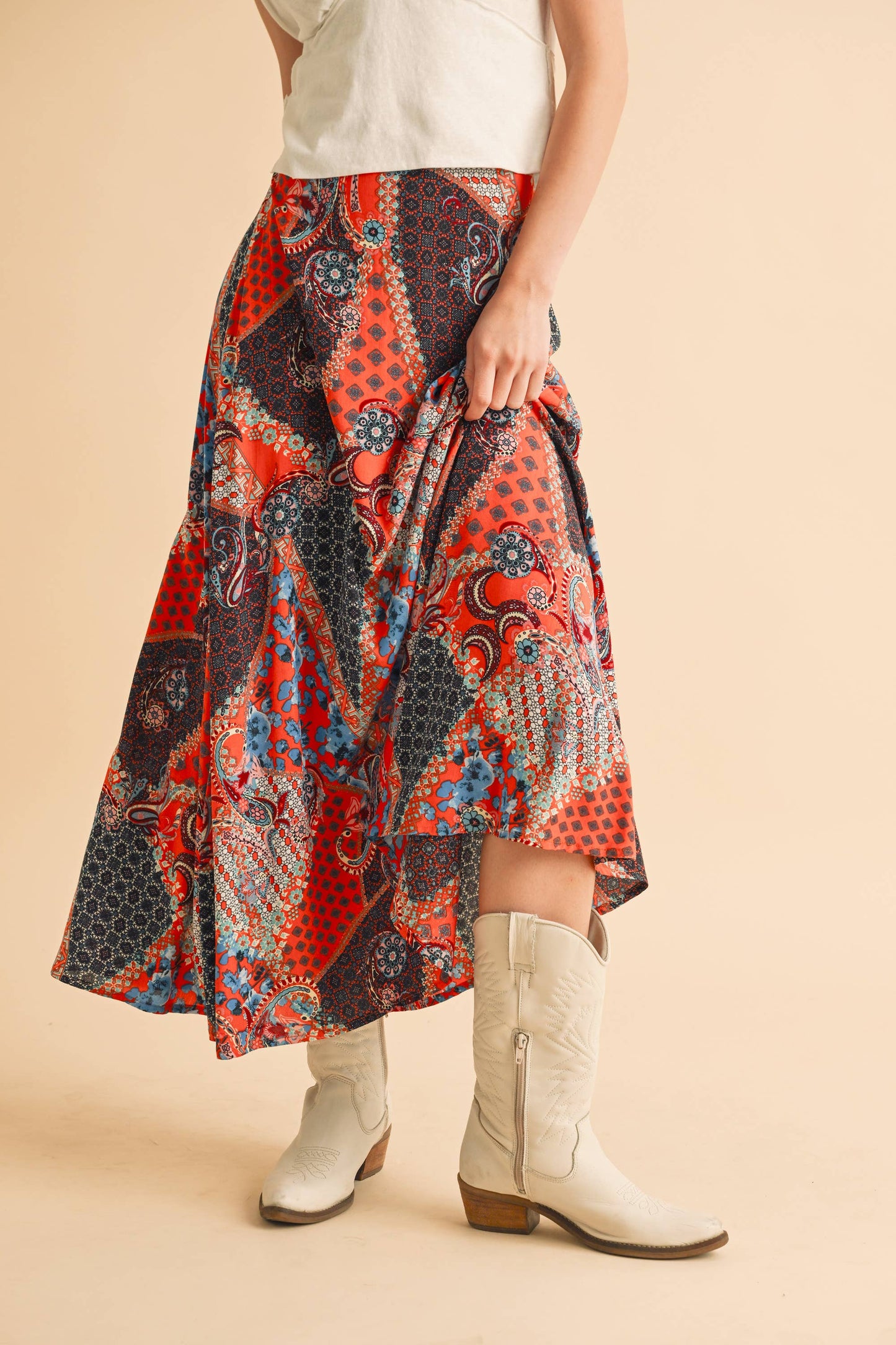 AEMI + CO - 773DN Bradyn Print Skirt 6