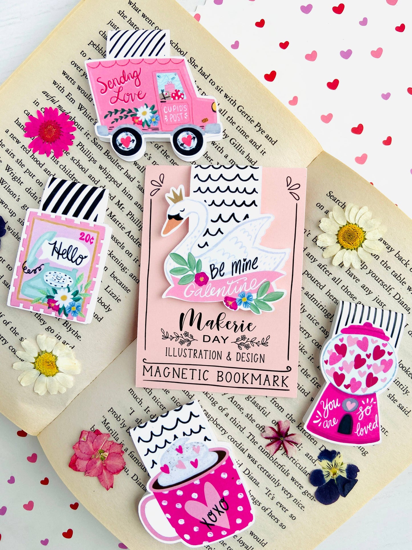 Makerie Day - Vintage Telephone Stamp Bookmark