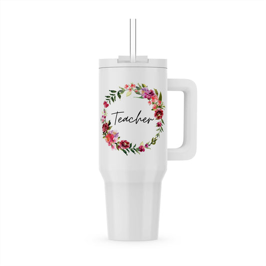3dRose - 3dRose, Image of quote Teacher , Tumbler