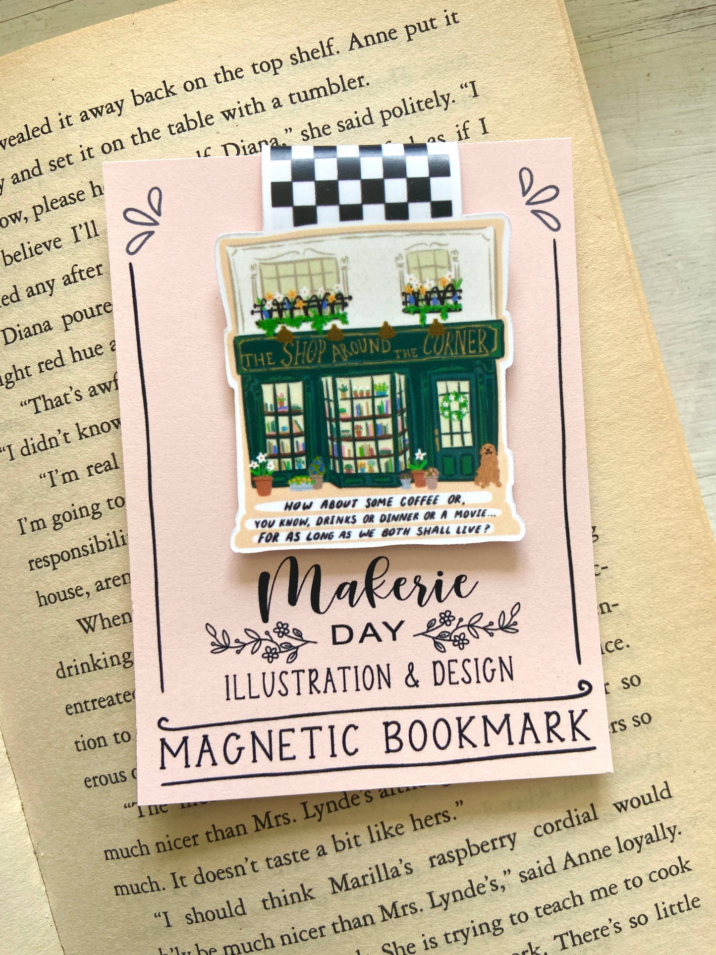 Makerie Day - Spring Shop Around the Corner Magnetic Bookmark