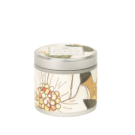 Greenleaf Gifts - Birch & Bloom Tin Candle 6pk