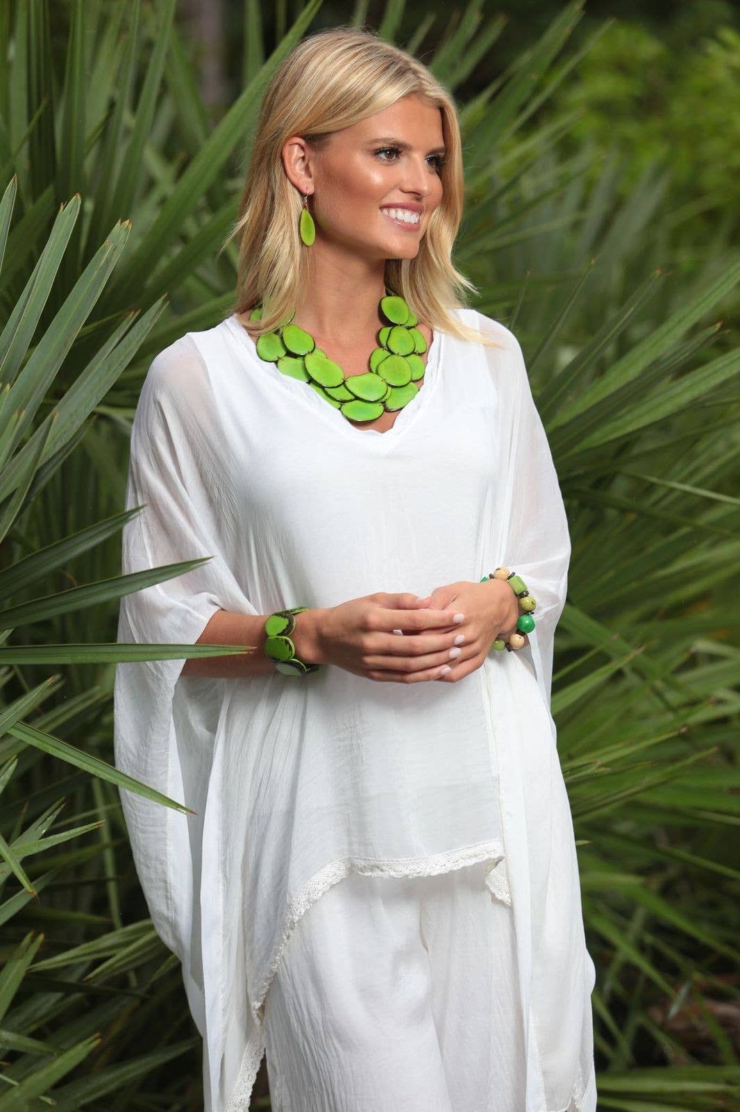 Organic Tagua Jewelry - Amigas Earrings