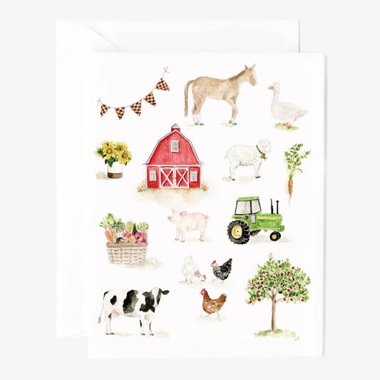emily lex studio - Farm notecard