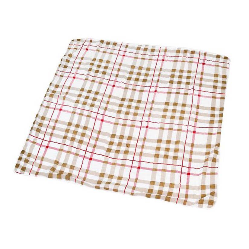 Newcastle Classics - Teddy Bear and Plaid Newcastle Blanket