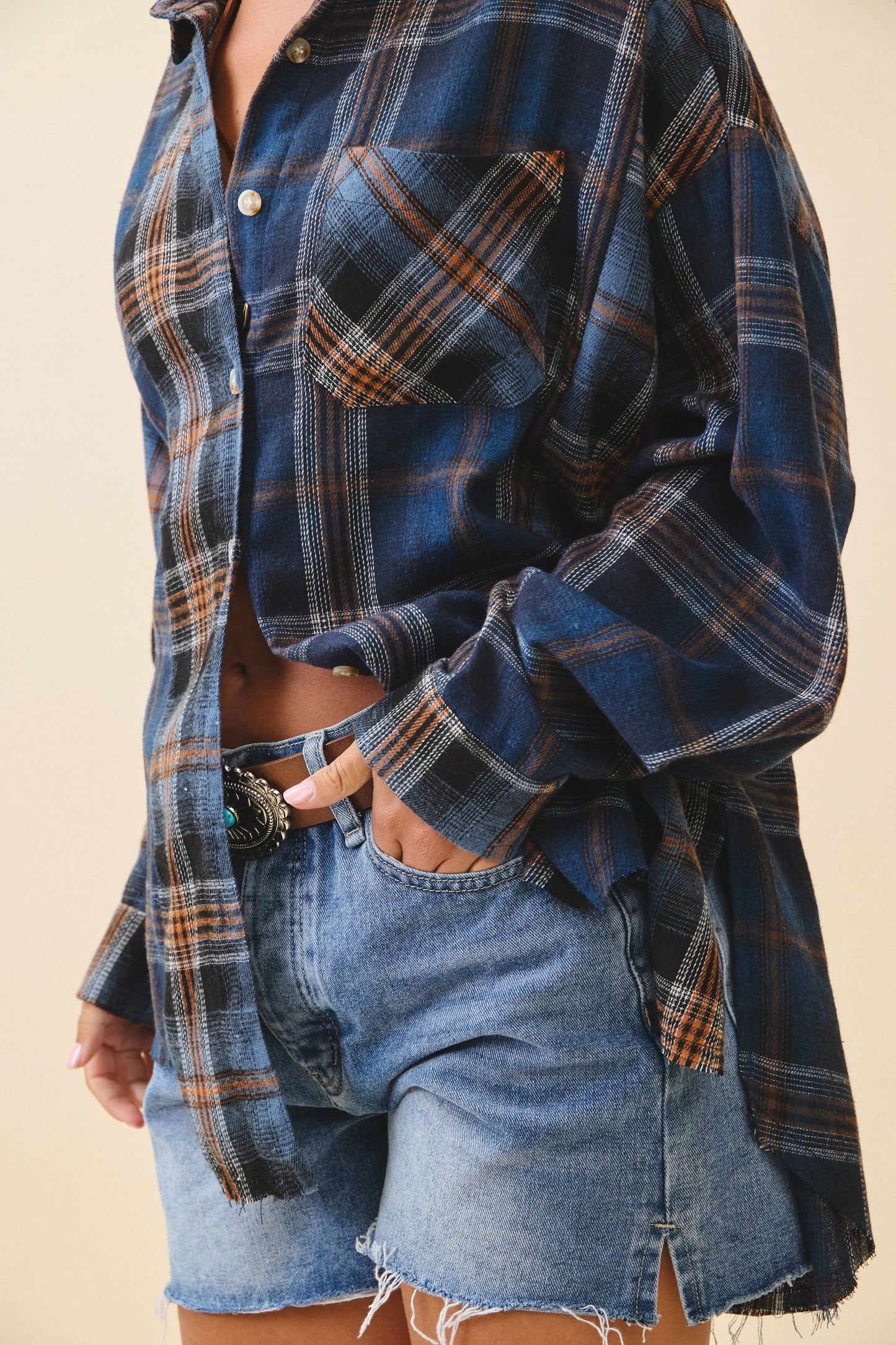 AEMI + CO - 8376EN Kambrie Plaid Flannel Shirt 1
