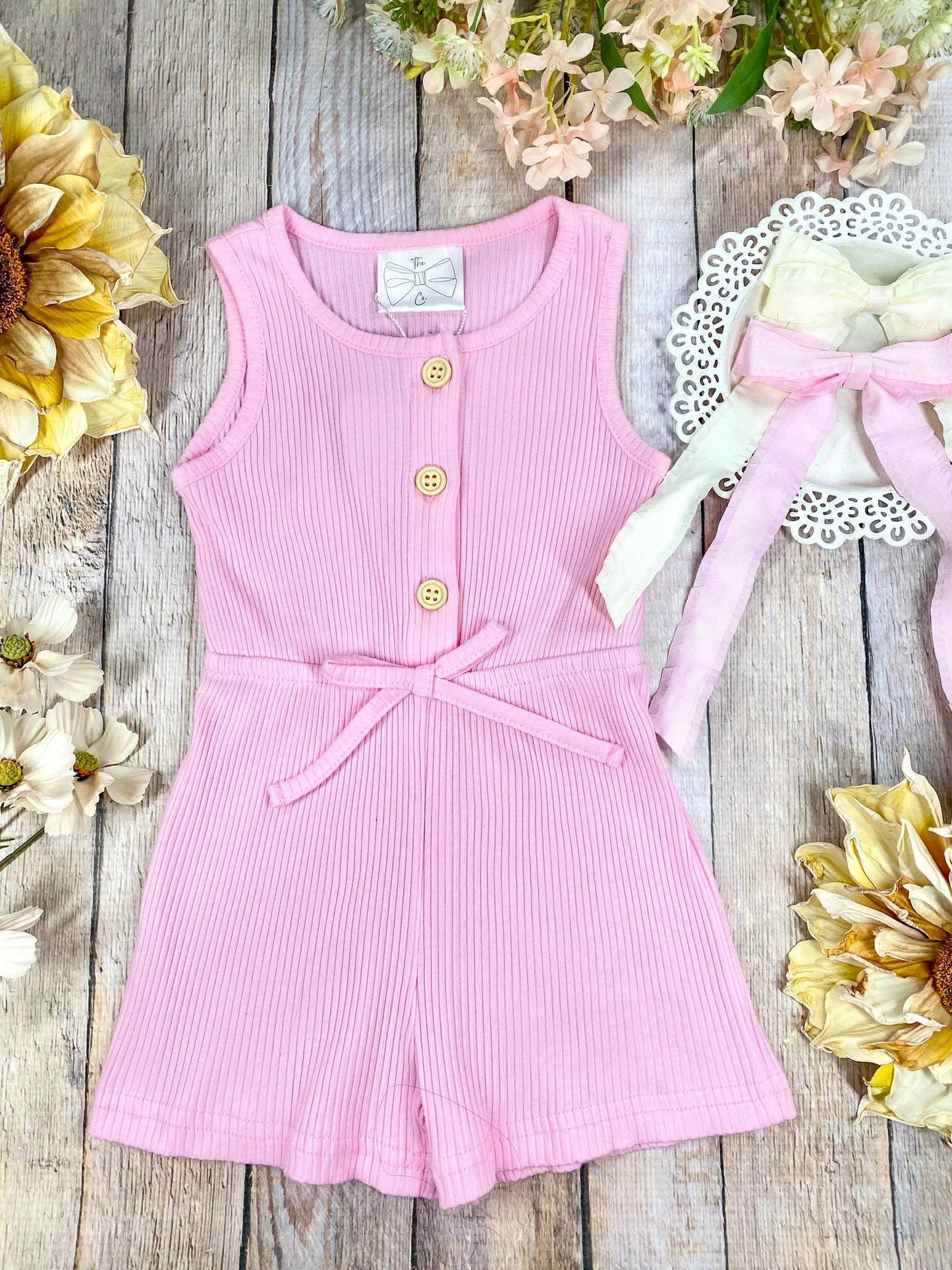 The Hair Bow Company - Essential Everyday Cotton Romper