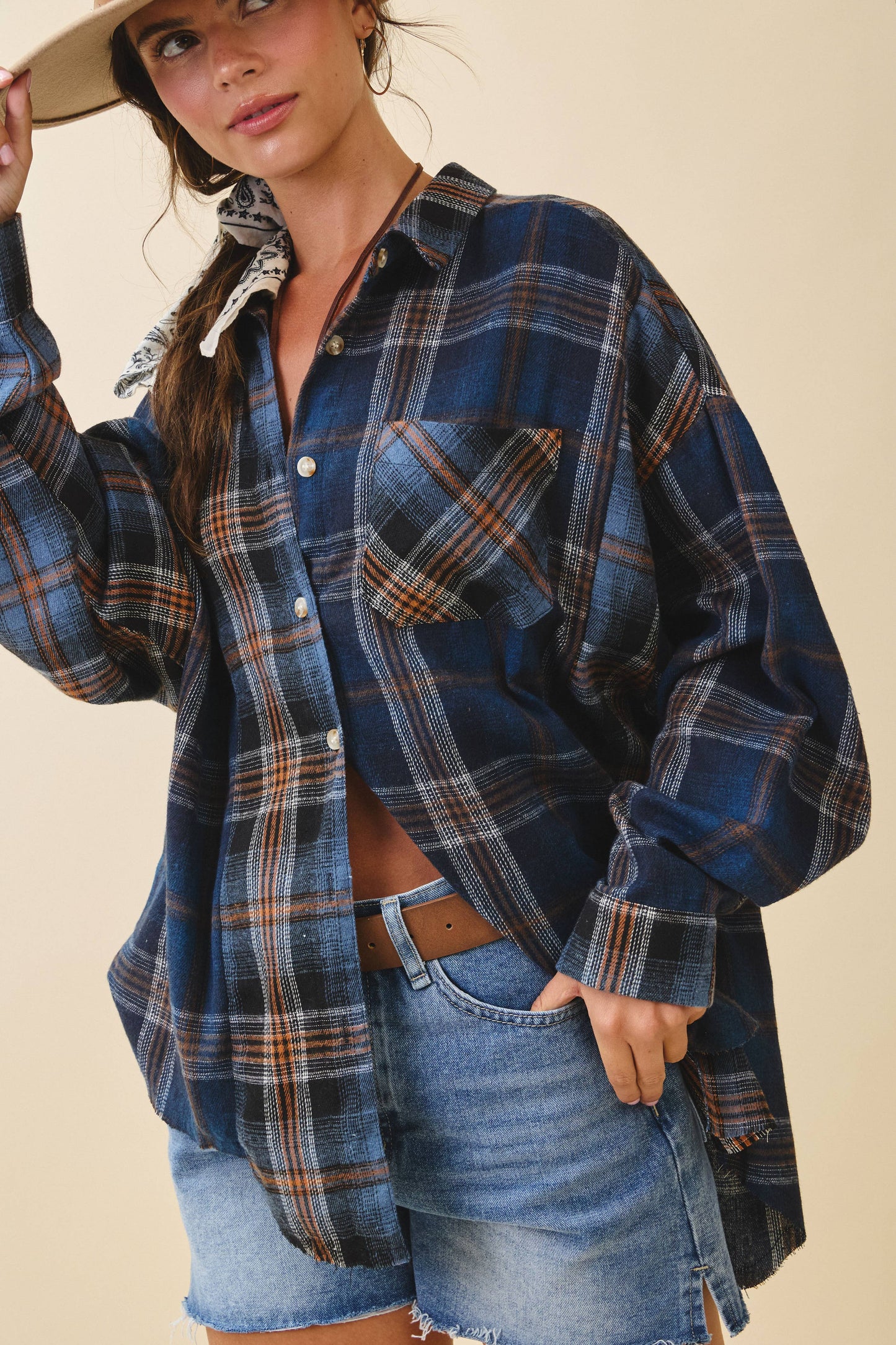 AEMI + CO - 8376EN Kambrie Plaid Flannel Shirt 1
