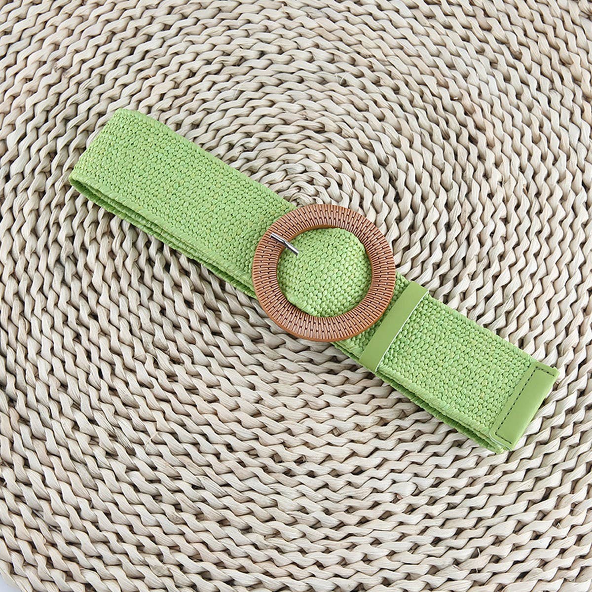NINEXIS - CWABE0544_VINTAGE BRAIDED ROUND BUCKLE BELTS