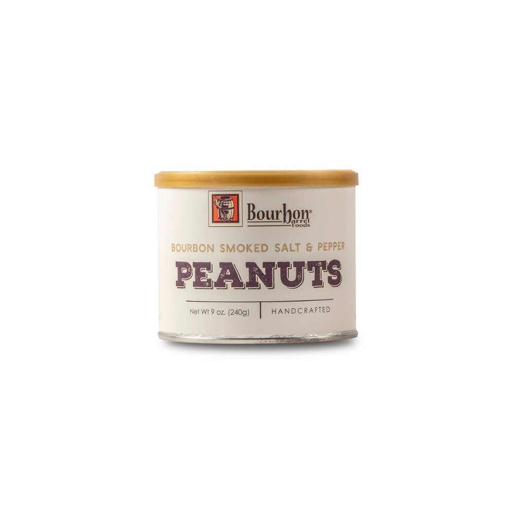 Bourbon Barrel Foods - Bourbon Smoked Salt & Pepper Peanuts