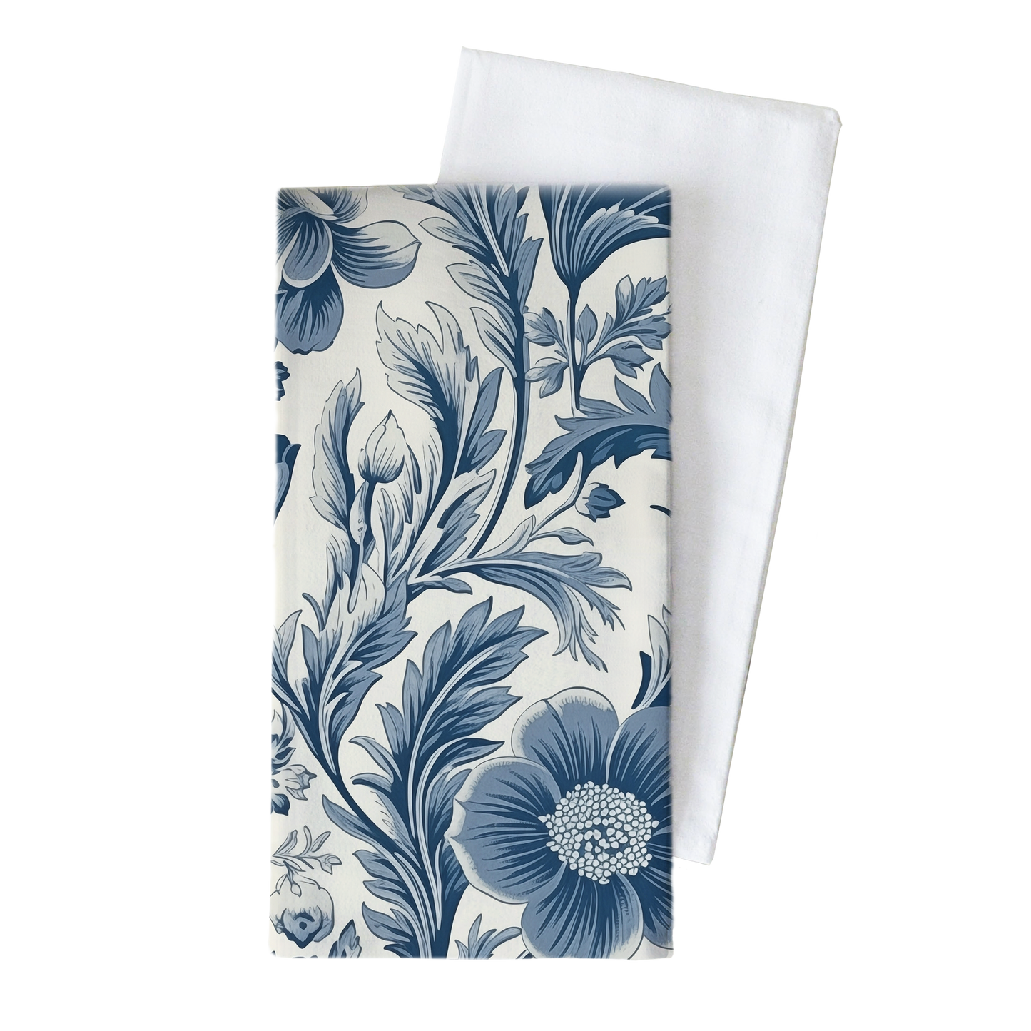 Porter Lane Home - Blue Floral Wallpaper Tea Towel