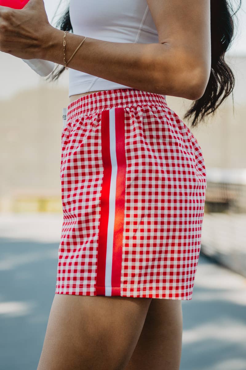 Katydid - Red Plaid Wholesale Cute Women's Boxer Short