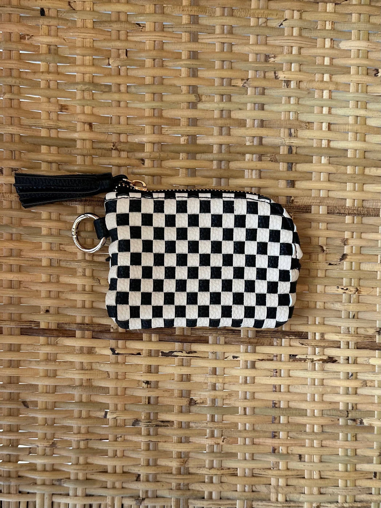 Hart & Lux - Bailey Checkered Keychain Wallet