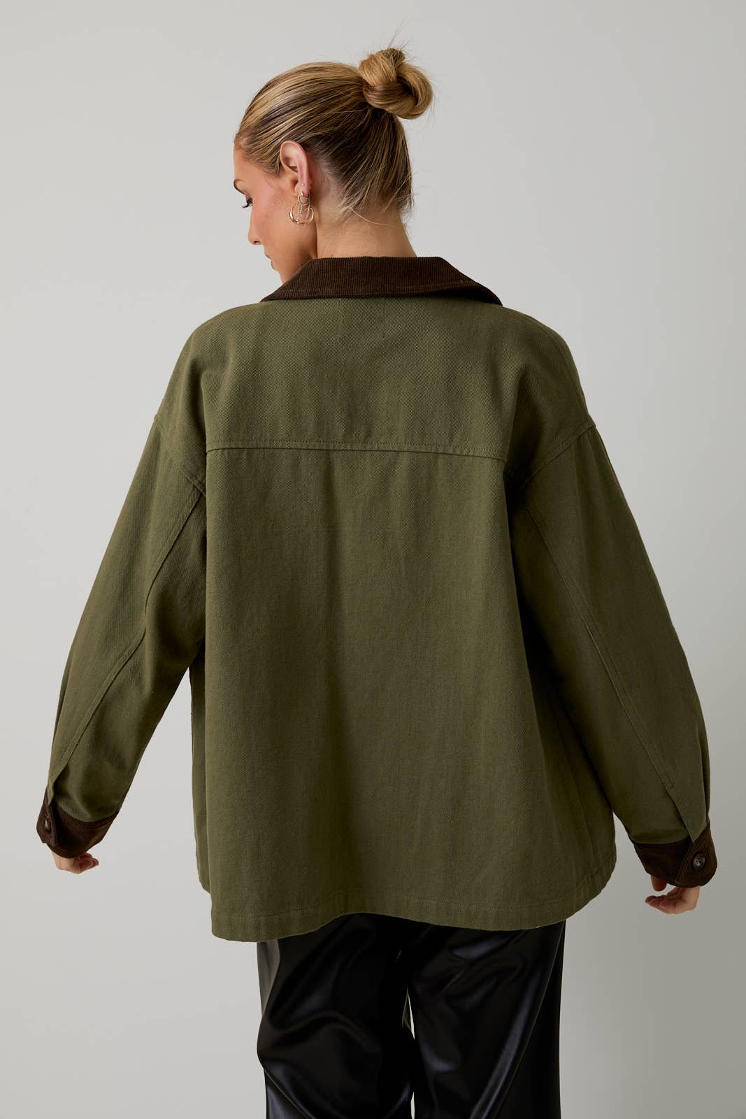 Sunday Edition by LE LIS - BUTTON DOWN BARN JACKET