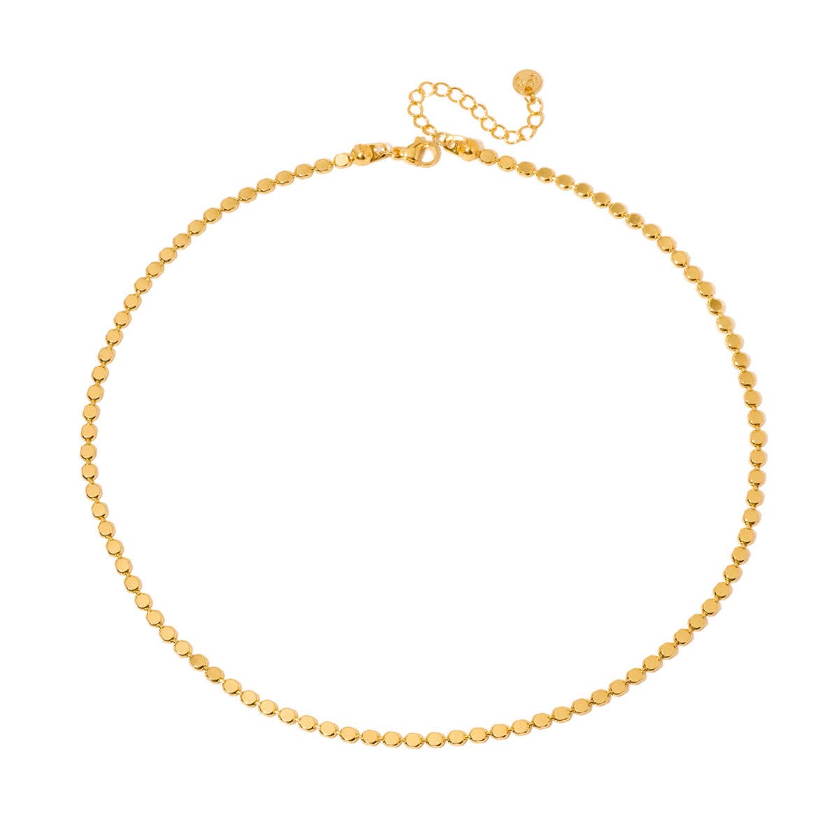 Pretty Simple - Dakota Disc Chain Necklace - WATERPROOF