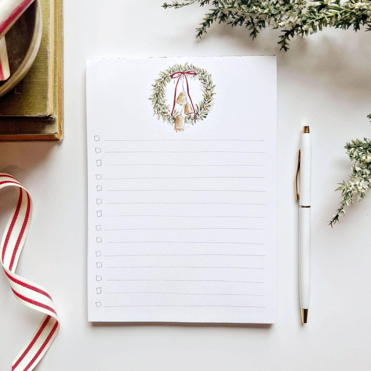 emily lex studio - Christmas checklist notepad