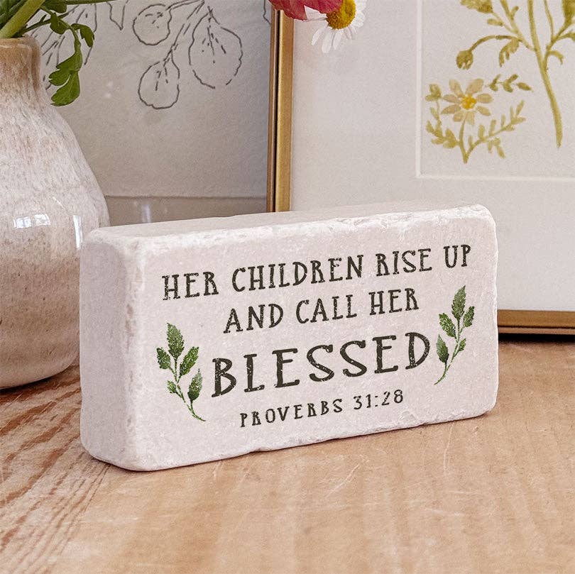 Twelve Stone Art - 547N | Proverbs 31:28