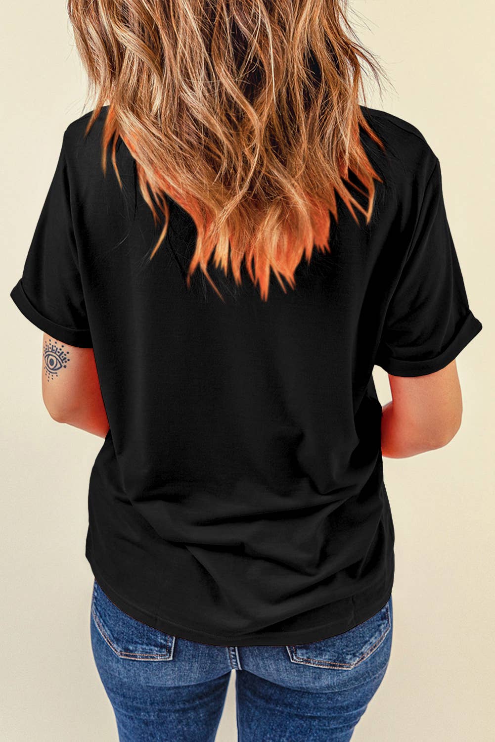 Little Daisy Closet - LDC Casual Plain Crew Neck Tee