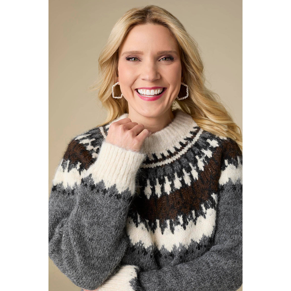 COCO + CARMEN - Perissa Heavy Mock Neck Sweater-Fall