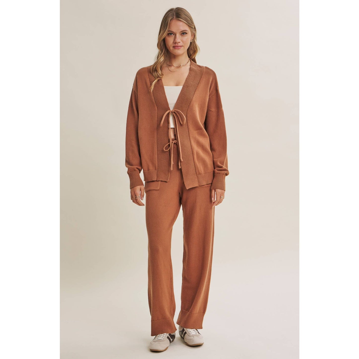 in february - SLOW GETAWAY SOFT COTTON VERSATILE SLOUCHY SWEATER CARDIGAN