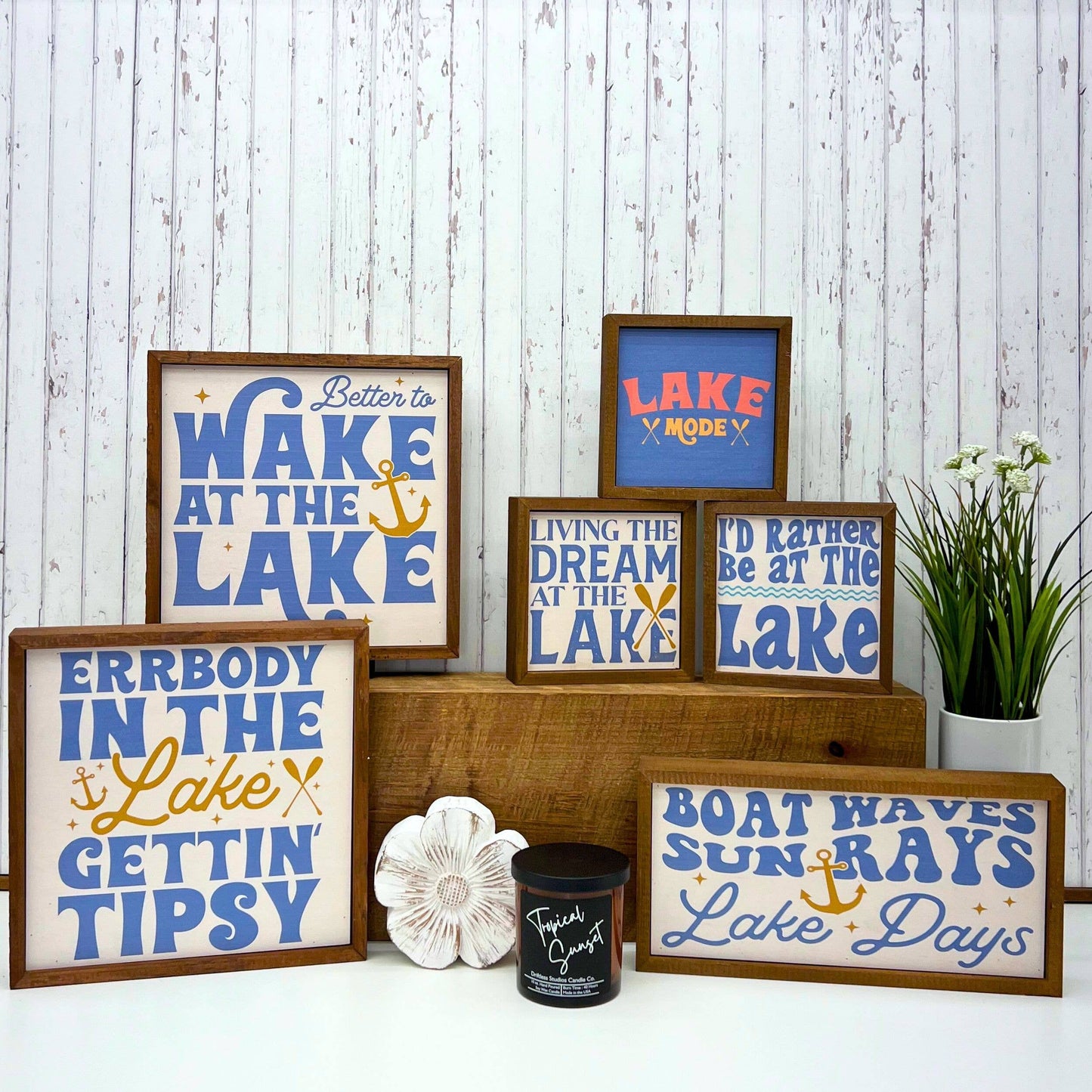 Driftless Studios - Better to Wake at the Lake - Summer Cabin Decor