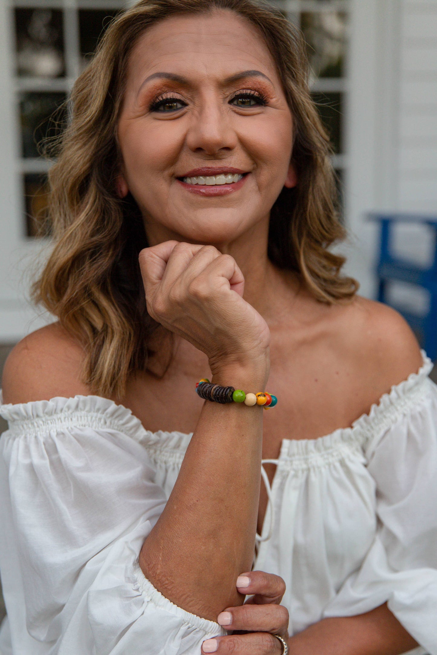 Organic Tagua Jewelry - Jia Bracelet