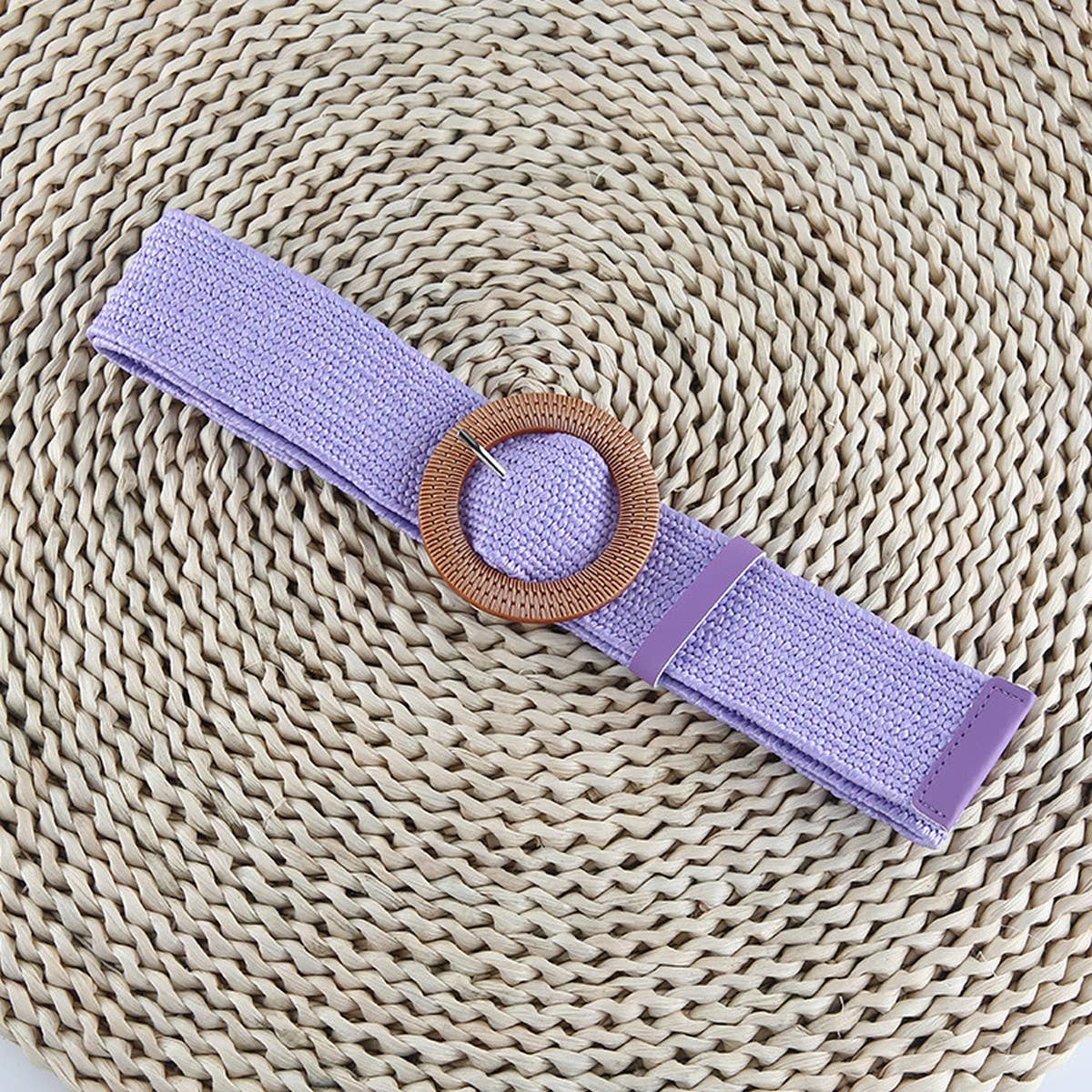 NINEXIS - CWABE0544_VINTAGE BRAIDED ROUND BUCKLE BELTS