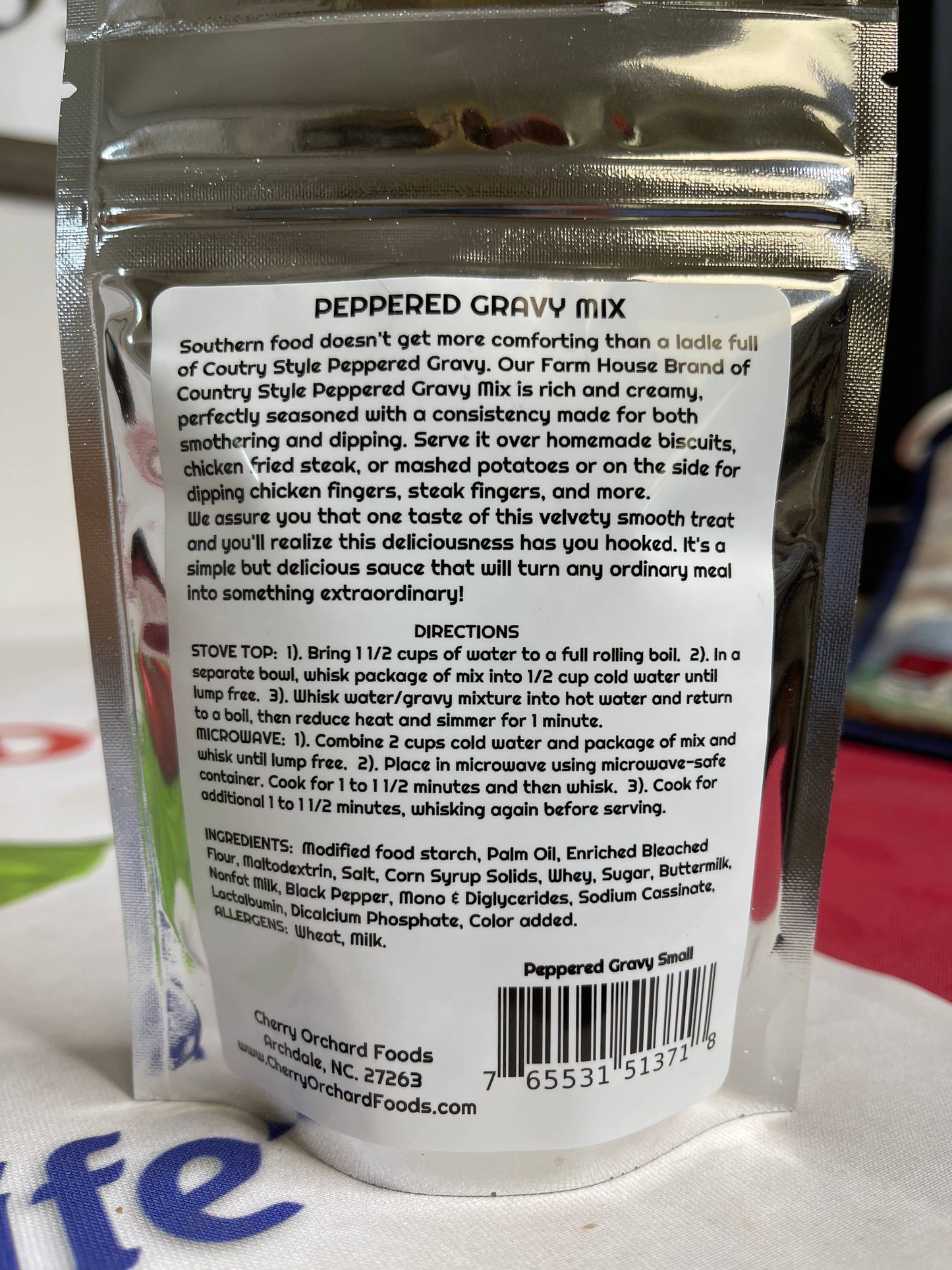 Cherry Orchard Foods - Farm House Peppered Gravy Mix