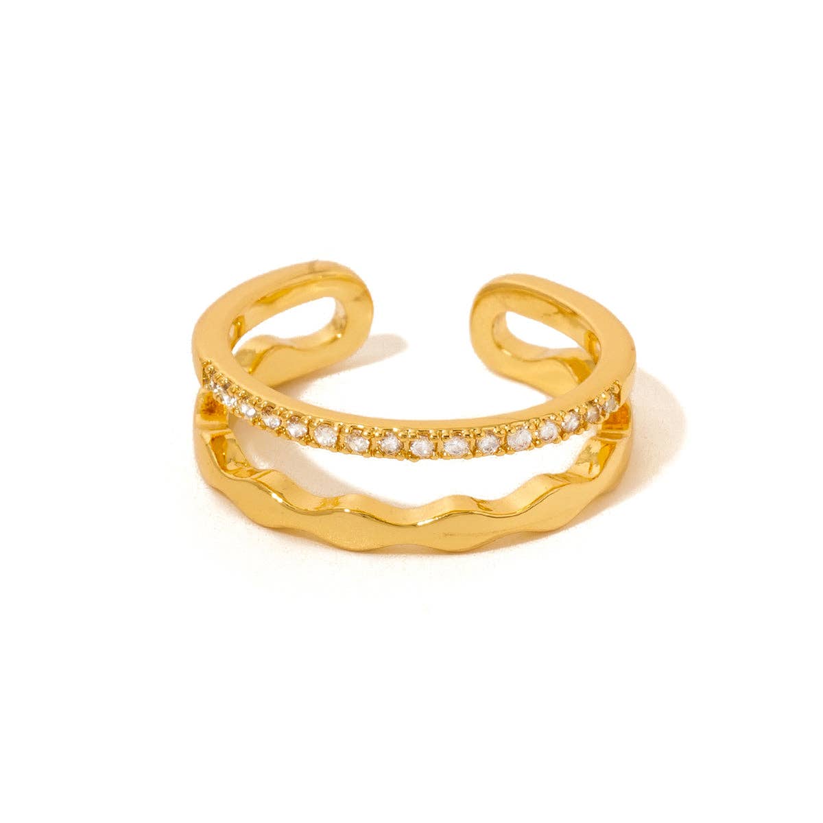 Pretty Simple - Boho Glam Ring - WATERPROOF