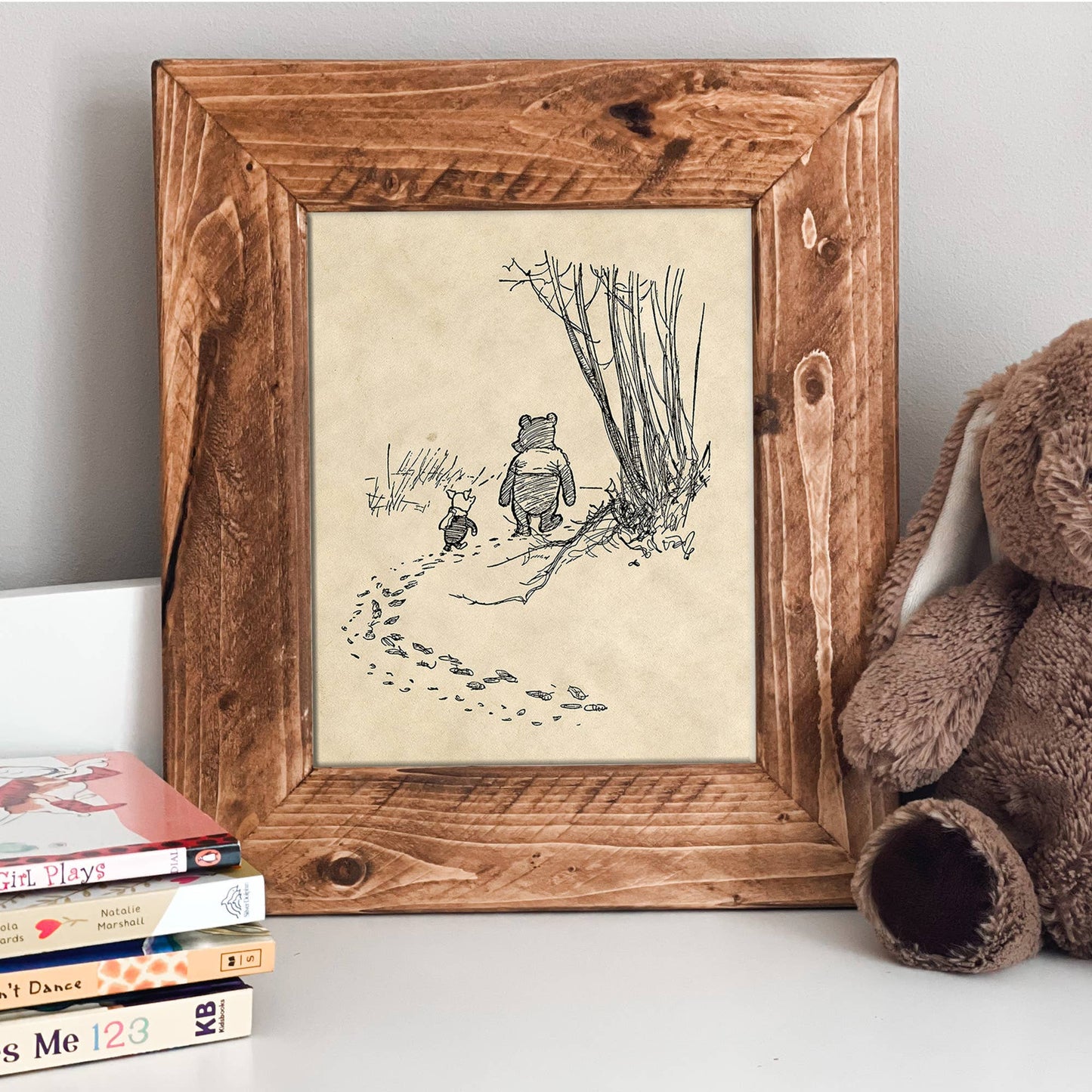 Swinford Designs - Winnie The Pooh with Piglet Framed Picture