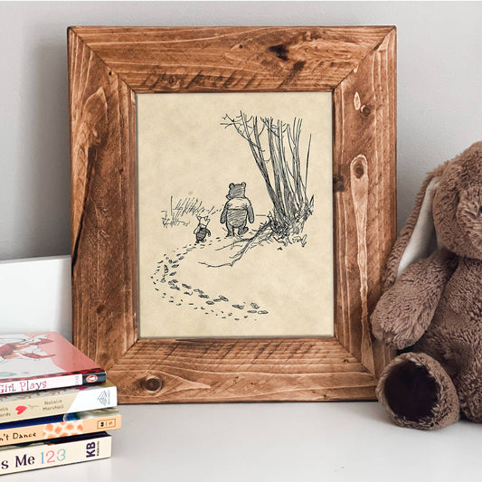 Swinford Designs - Winnie The Pooh with Piglet Framed Picture