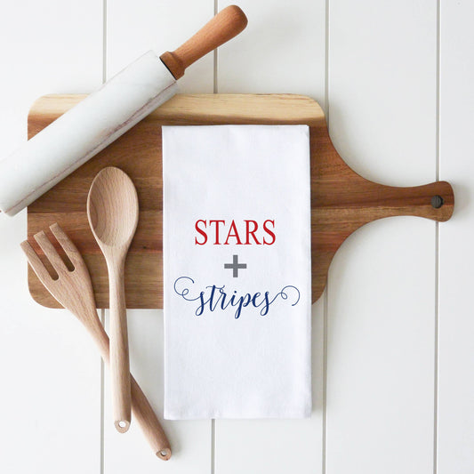 Porter Lane Home - Stars + Stripes Tea Towel