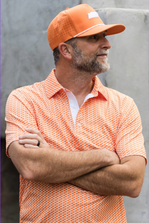 Happy By Rachel, LLC - Orange and White Knoxville, TN State Polo