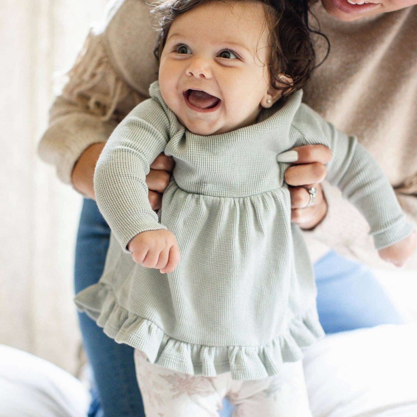 Burt's Bees Baby - Snowflake Flurries Organic Tunic & Pants Set