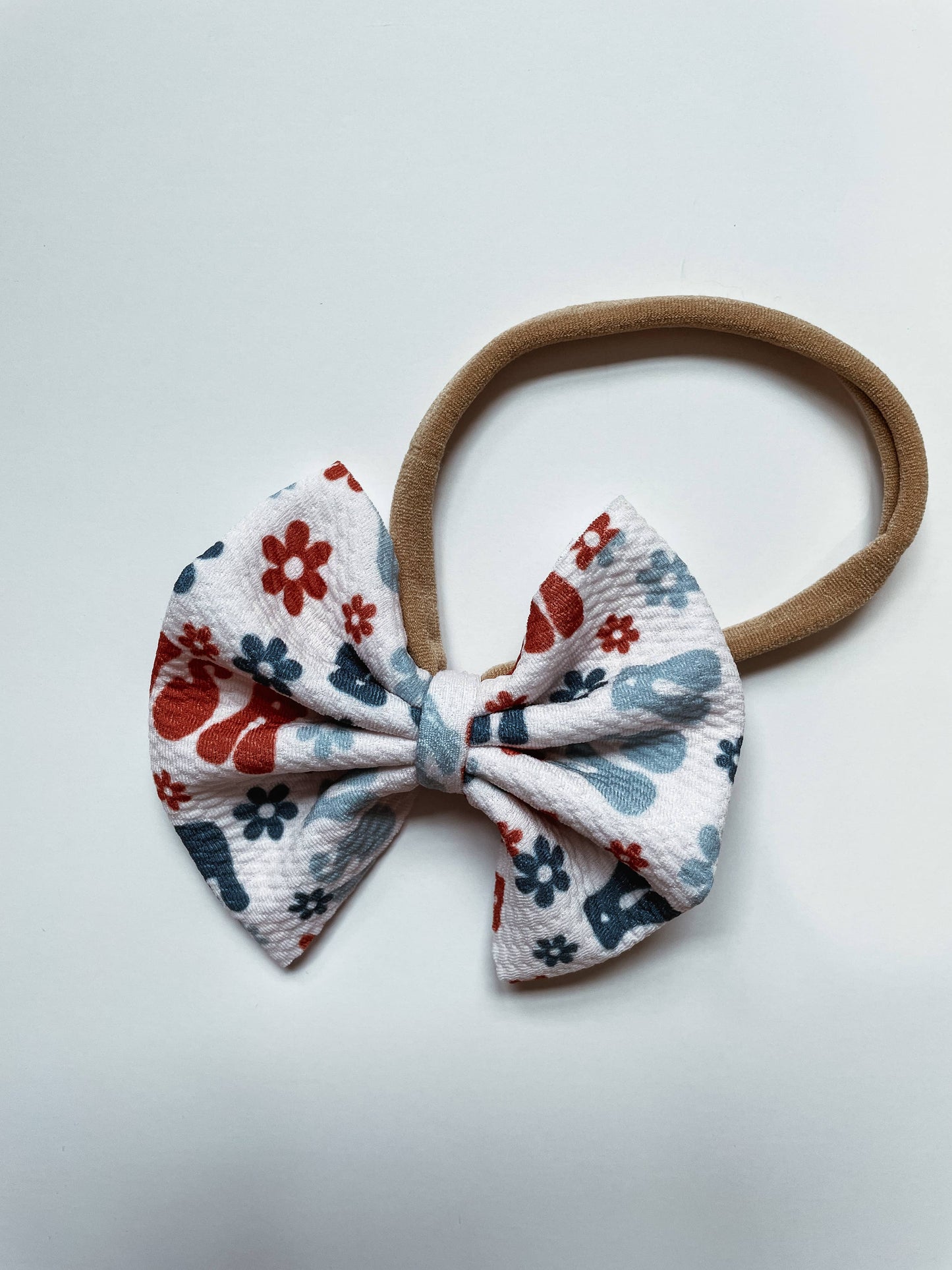 Boho + Babe - Baby Bow Headband - Retro USA