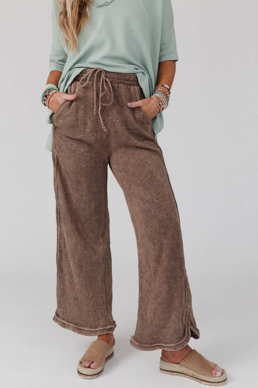 Three Bird Nest - So Comfy Wide Leg Full Pant - New Mocha