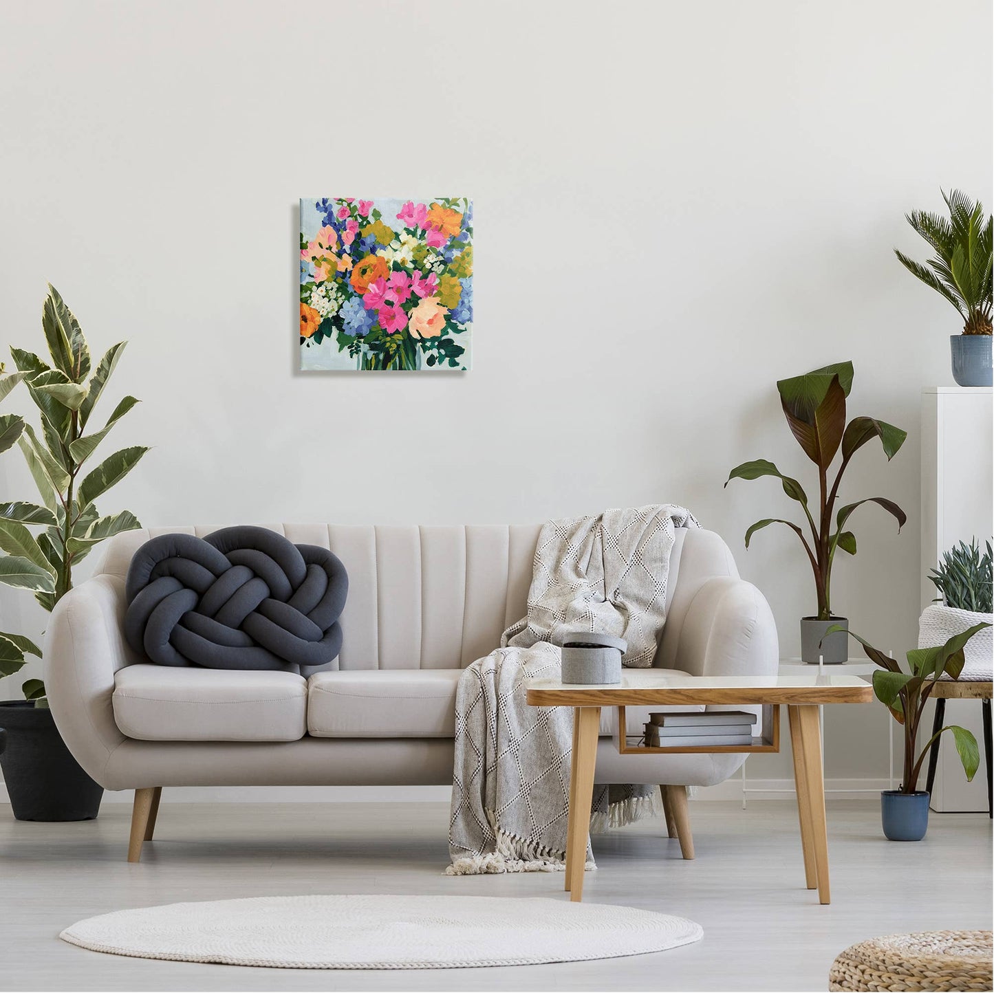 Stupell Industries - Vivid Bouquet Blooms Canvas Art