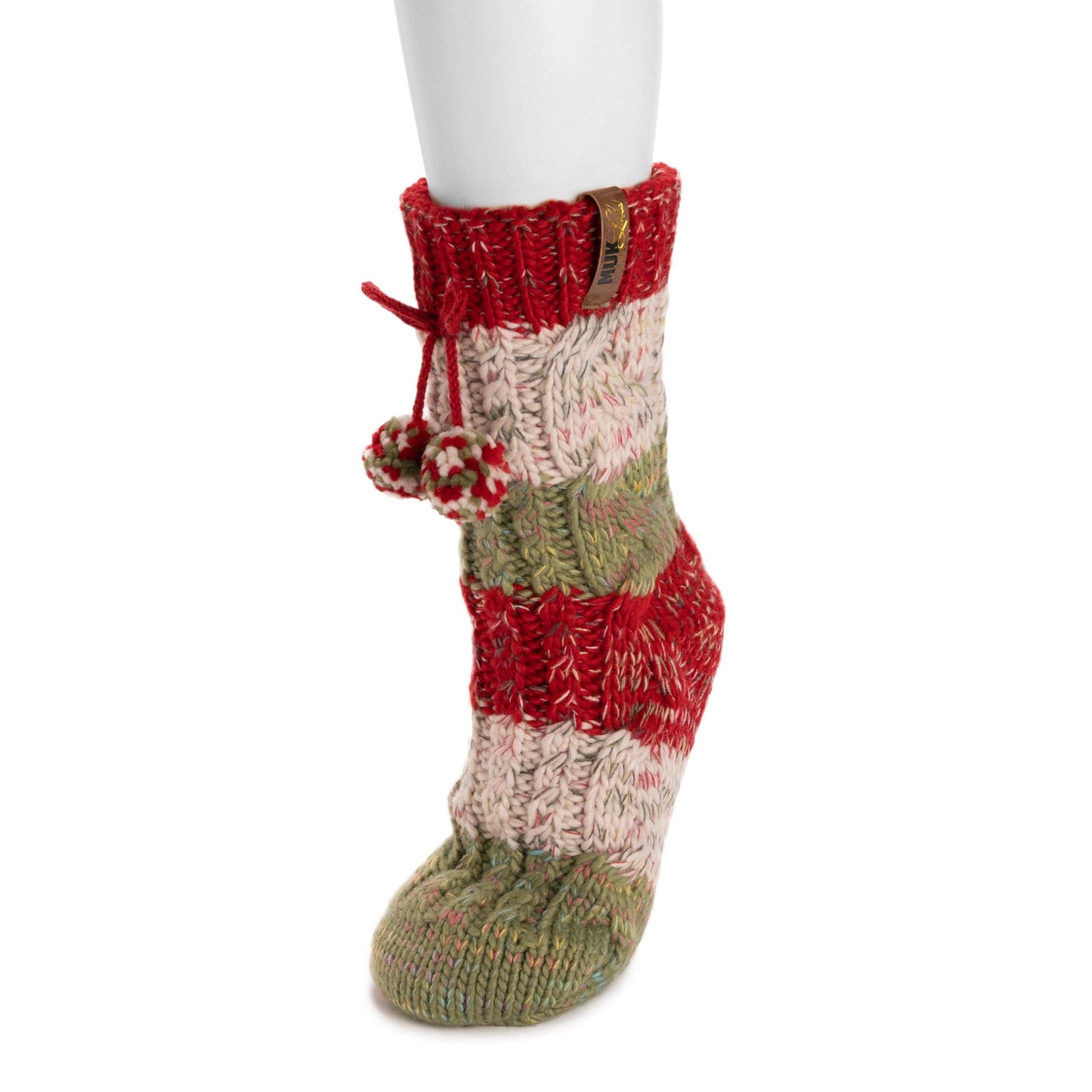 Muk Luks - Muk Luks Women's Luxe Novelty Tall Cottage Socks