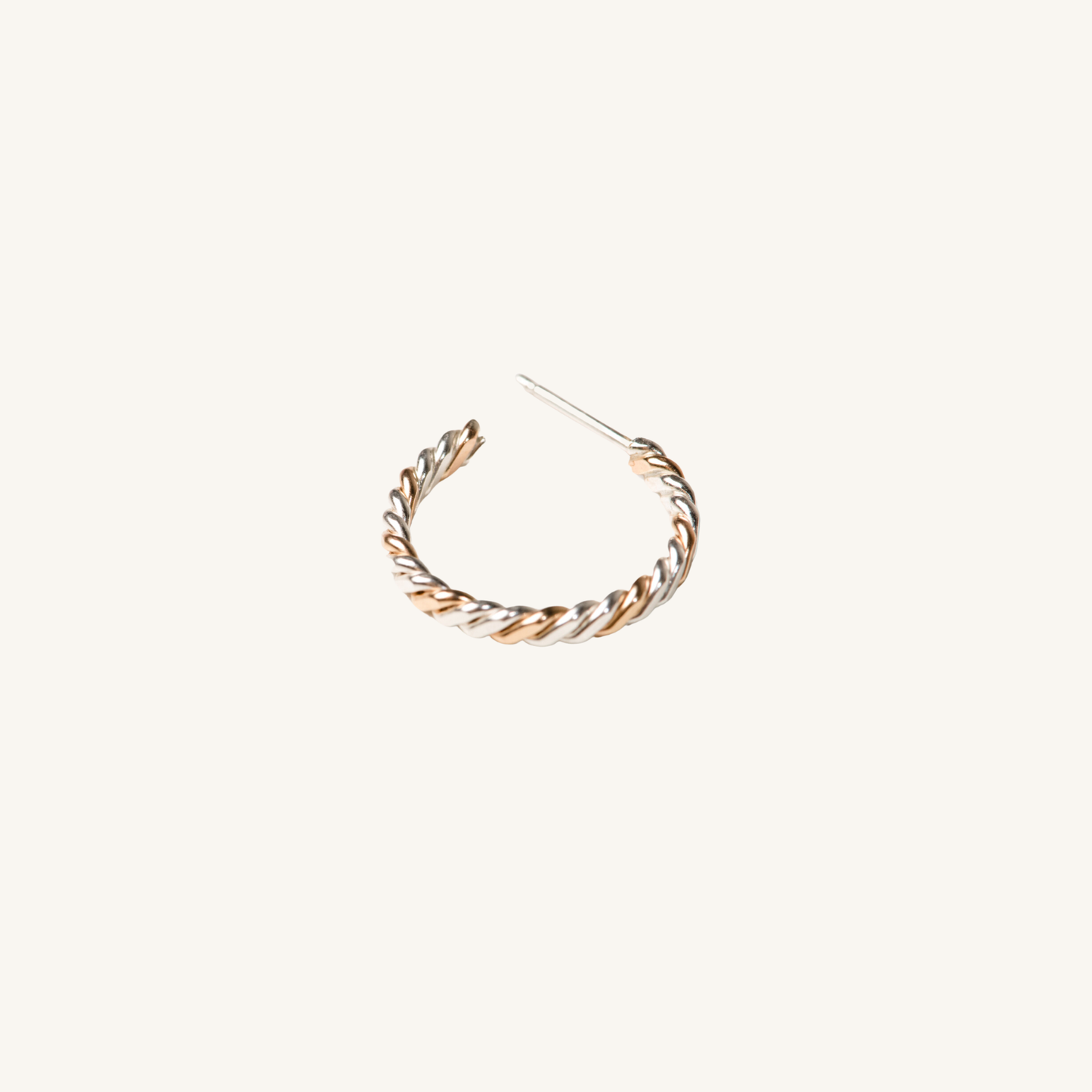 ABLE - Two-Tone Twist Hoops