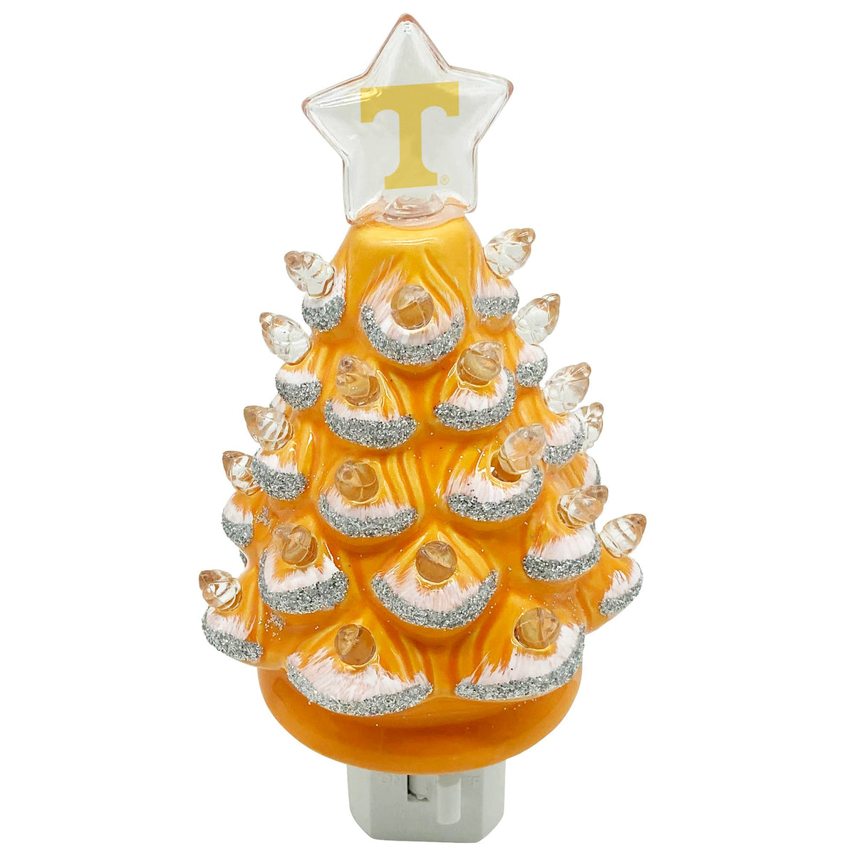 Santa’s Workshop Inc. - 6.5" Tennessee Xmas Tree Nite Lite