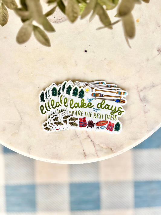 Happy By Rachel, LLC - Lake Days Sticker