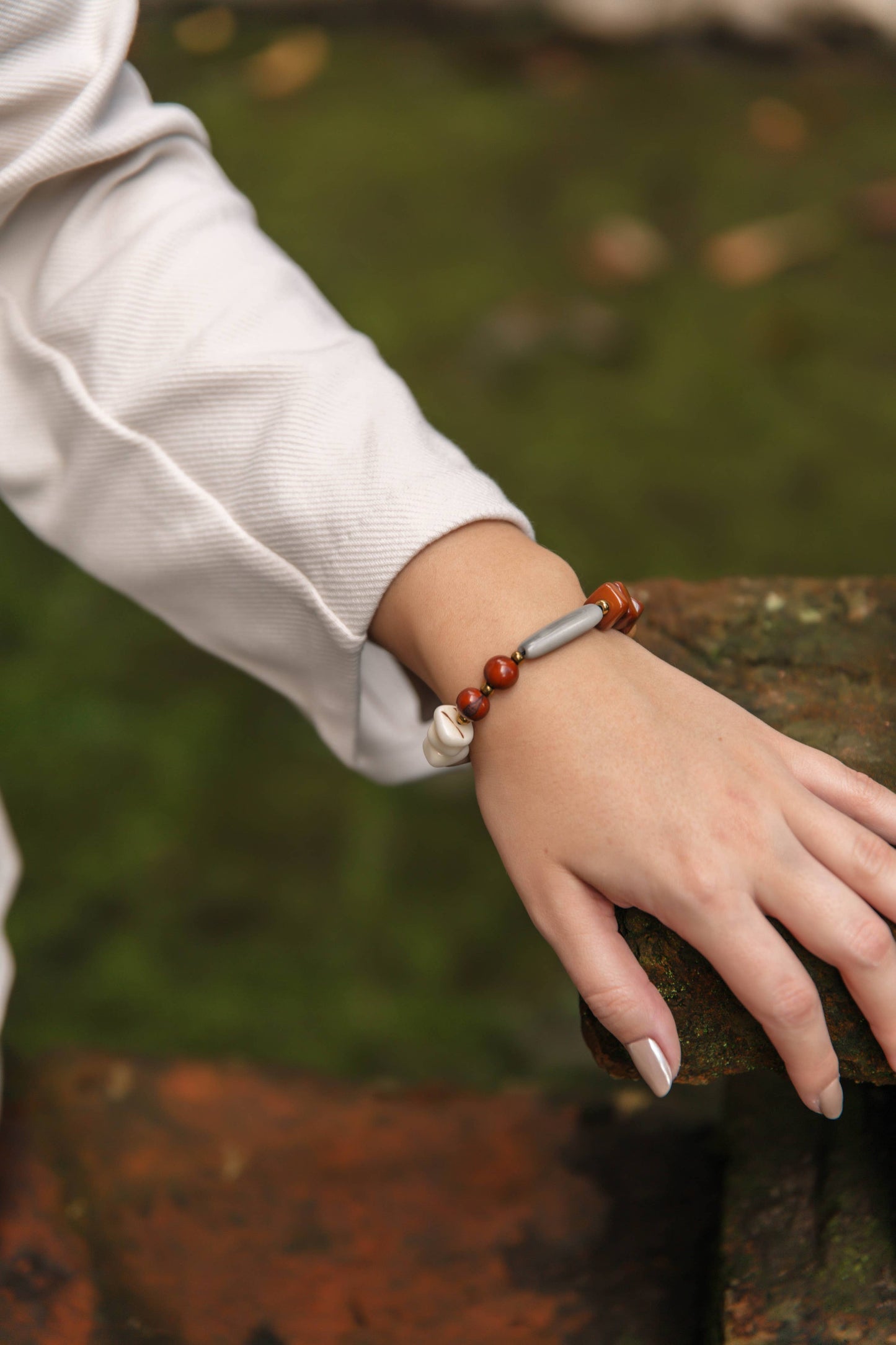 Organic Tagua Jewelry - Julie Bracelet