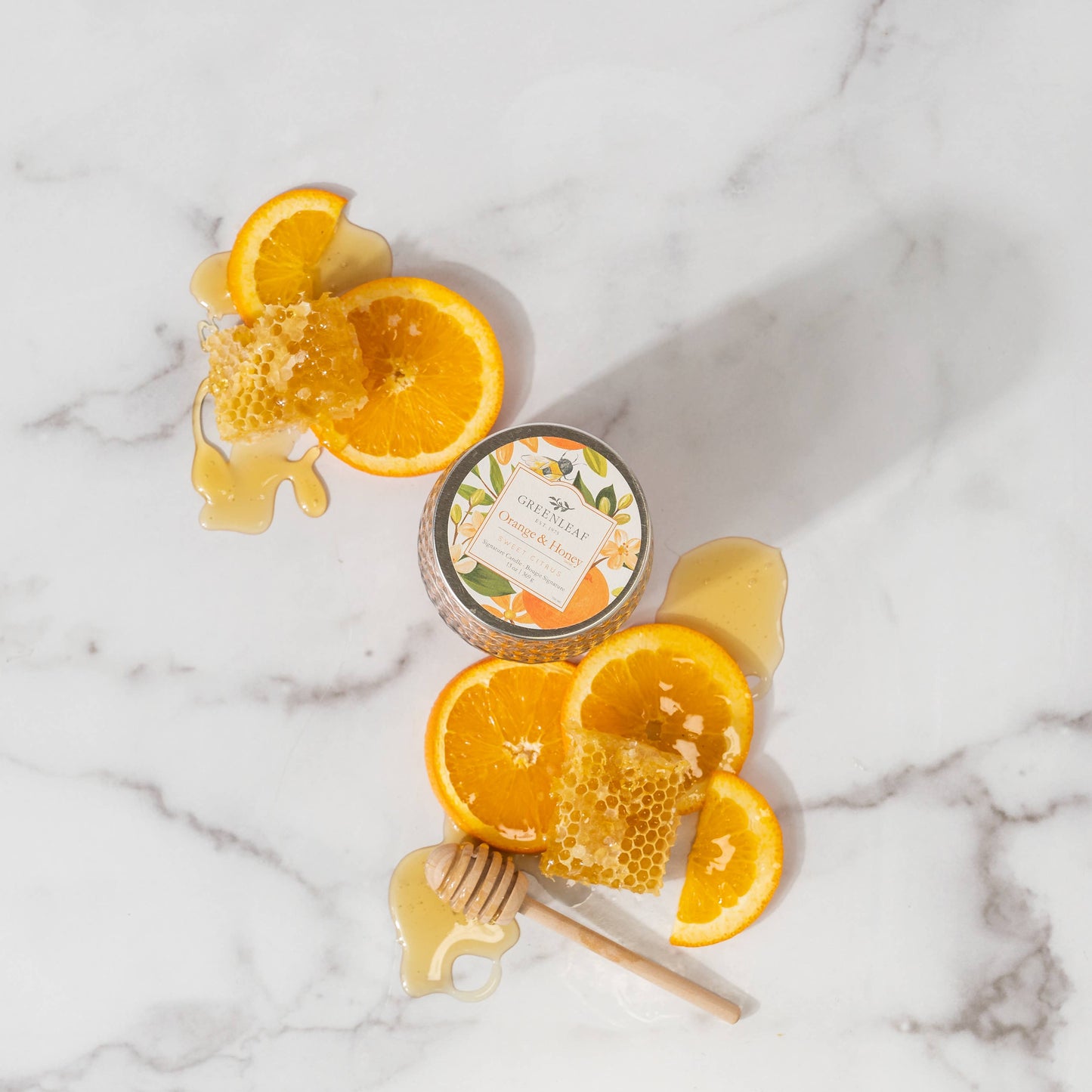 Greenleaf Gifts - Orange & Honey Signature Candle