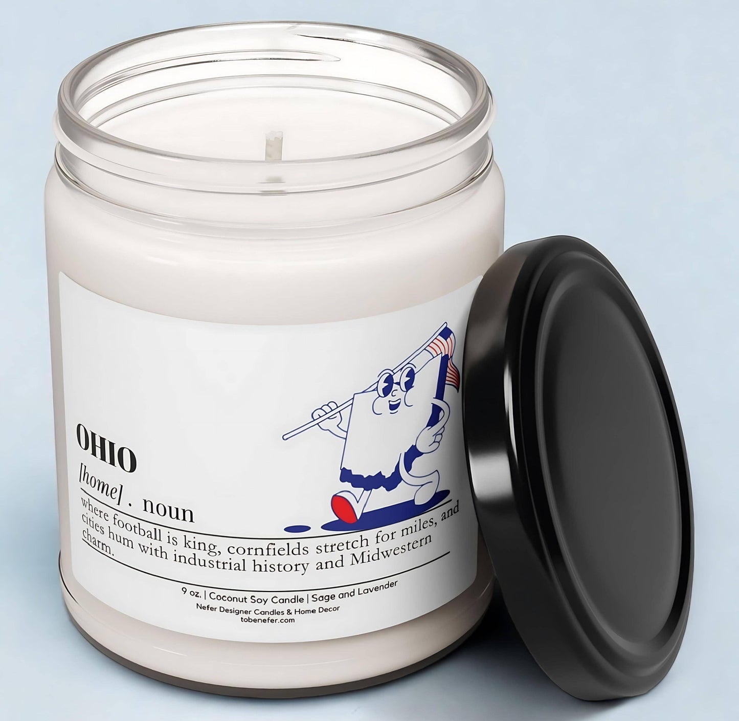 Nefer Designer Candles & Home Decor - Ohio | Dictionary Definition | State Scented Candle