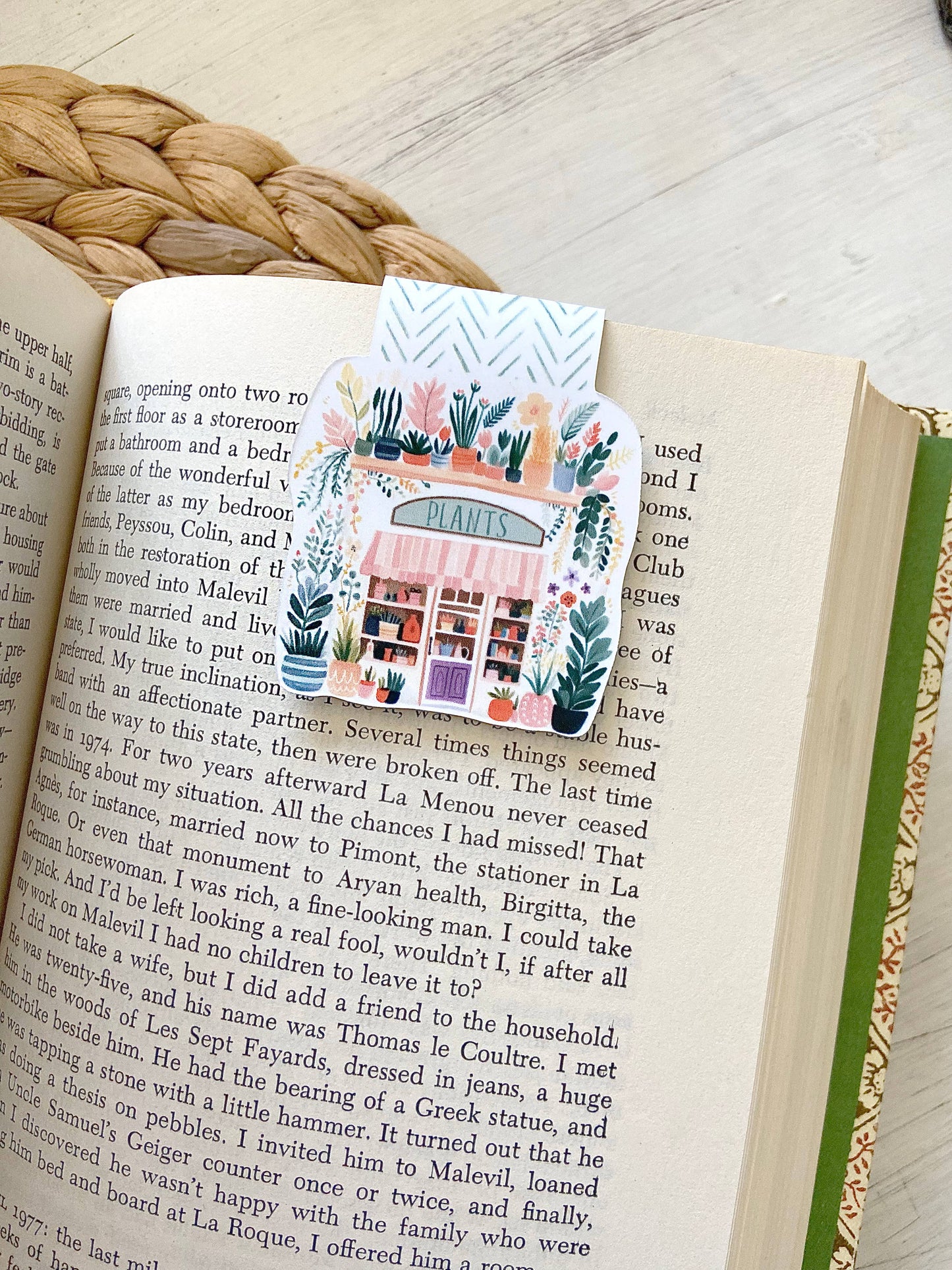 Makerie Day - Plant Shop Magnetic Bookmark