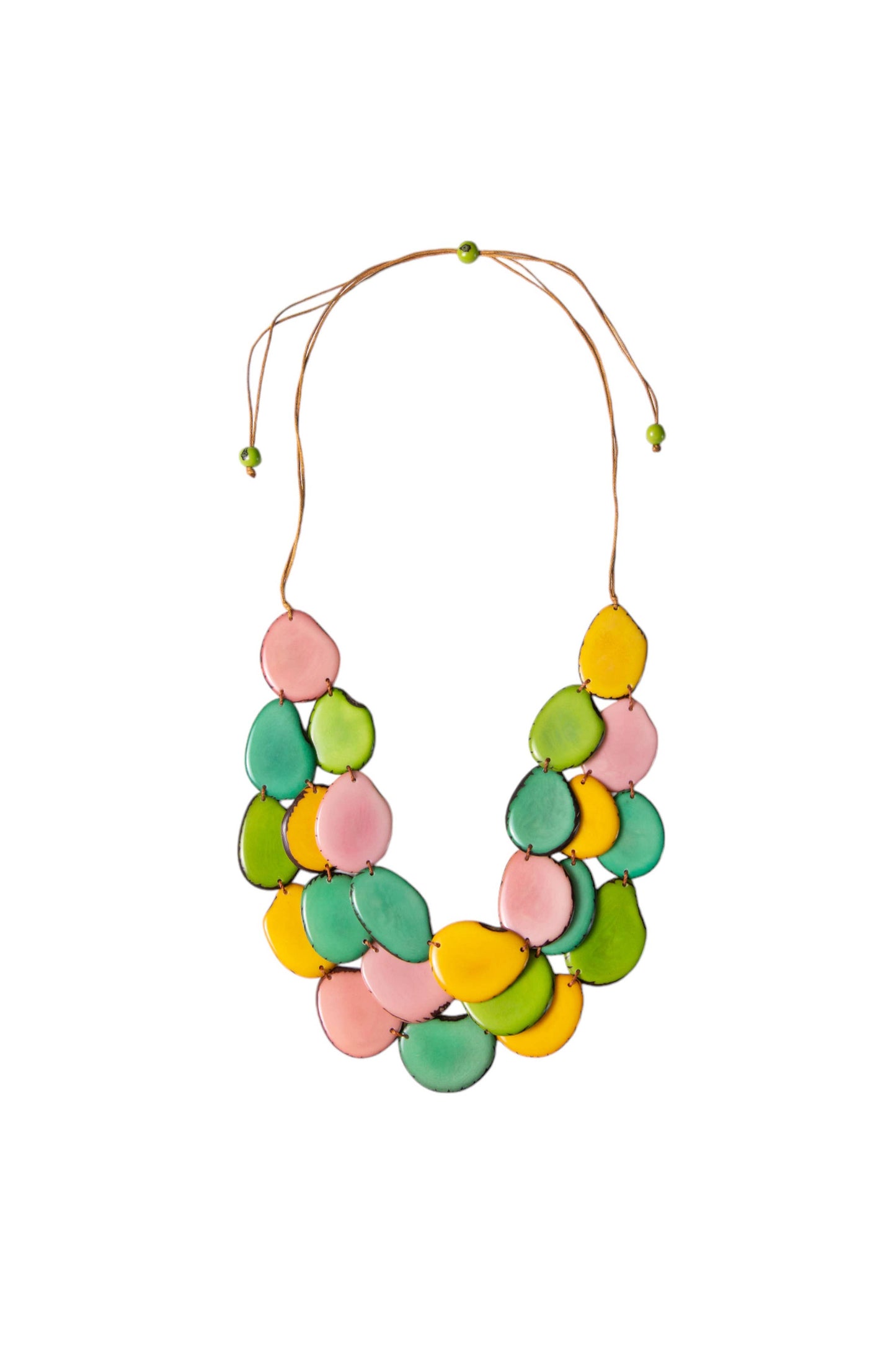 Organic Tagua Jewelry - Amigas Necklace